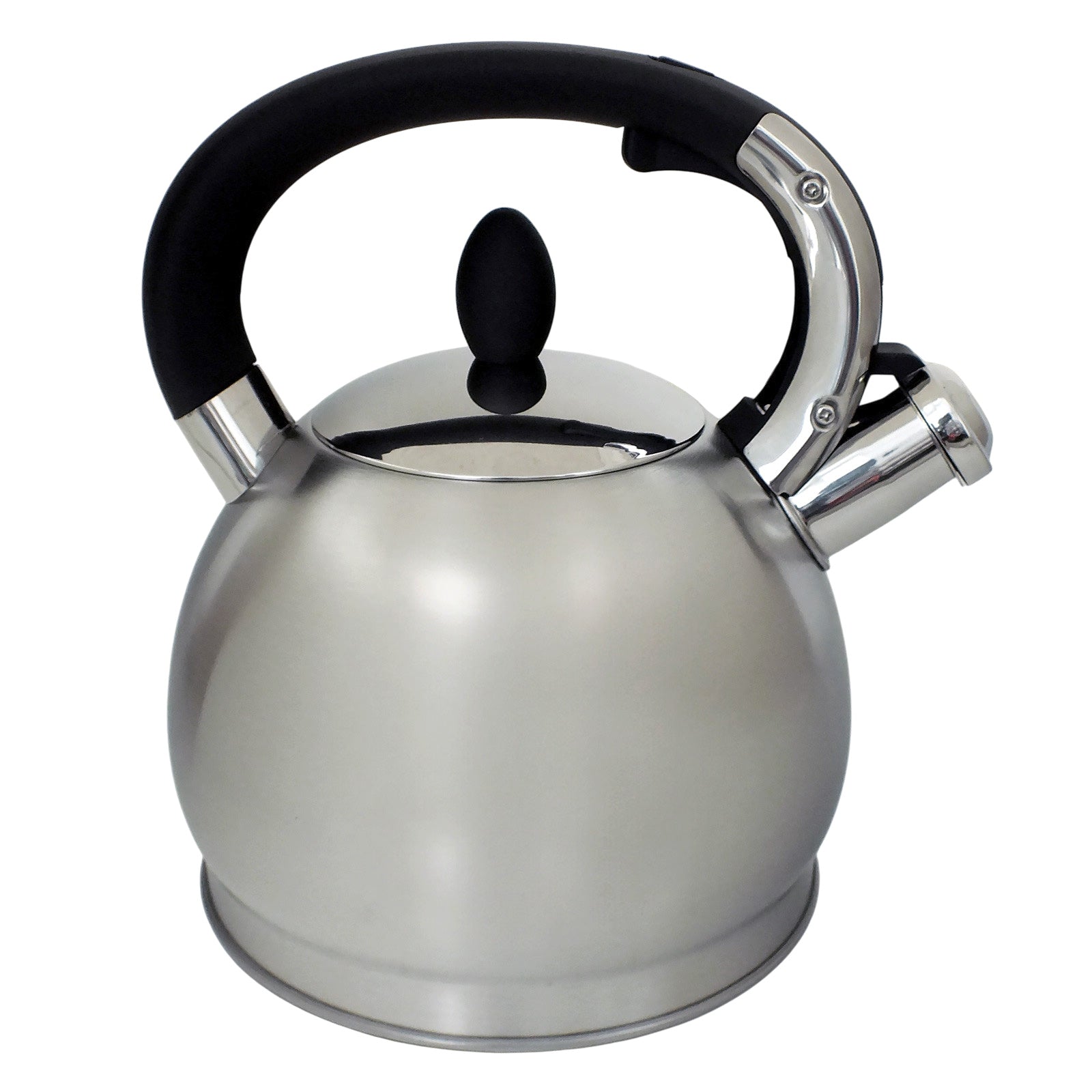 3.5L Stovetop Whistling Kettle with Stylish Brushed Stainless Steel Finish | Suitable for Electric, Induction and Gas Hobs