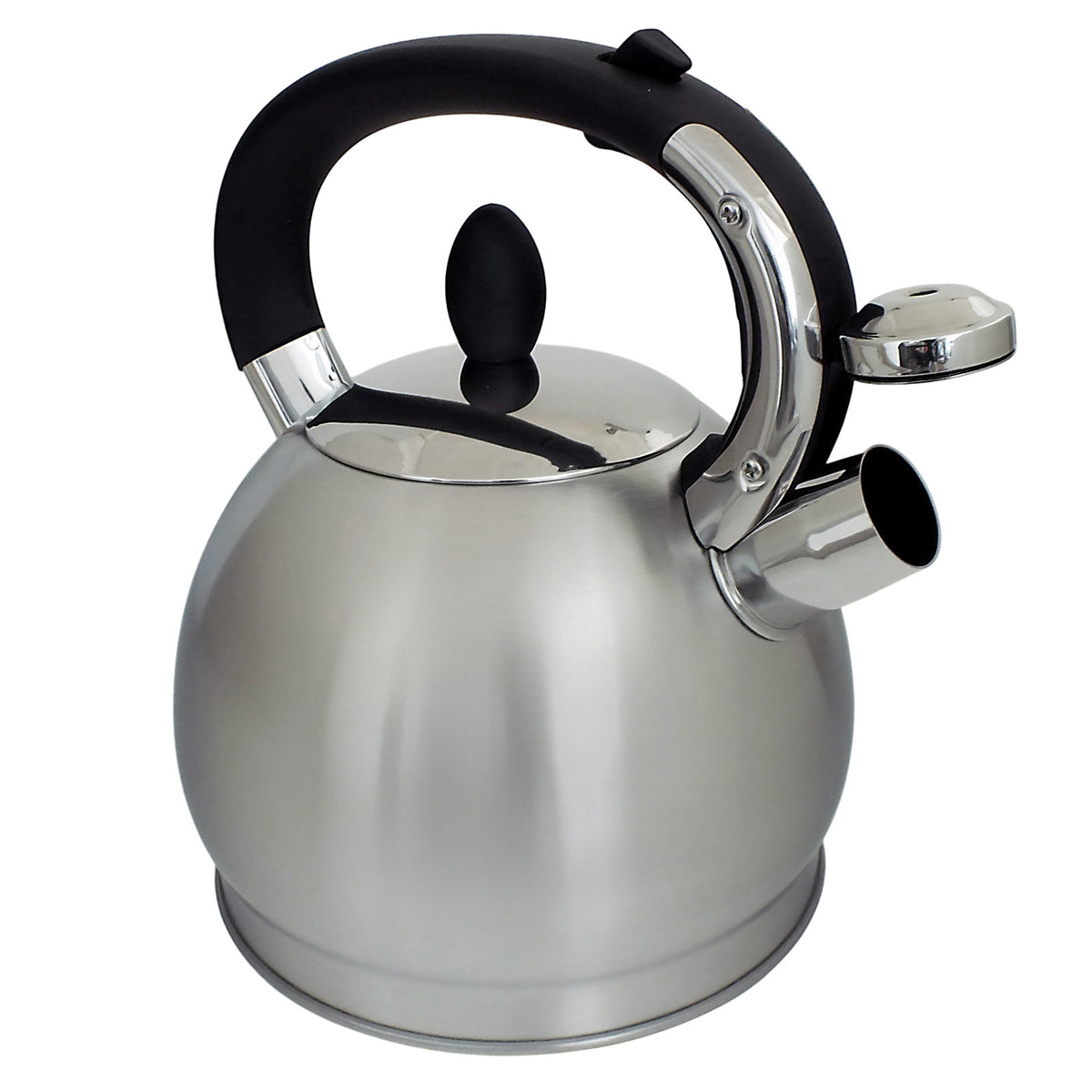 3.5L Stovetop Whistling Kettle with Stylish Brushed Stainless Steel Finish | Suitable for Electric, Induction and Gas Hobs