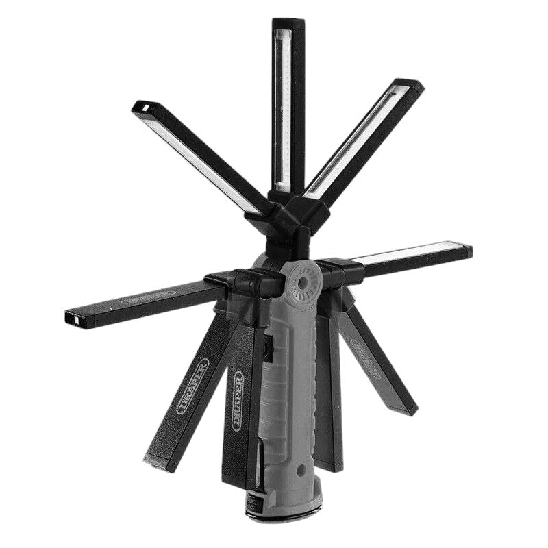 LED Torch Rechargeable Cordless Inspection Lamp COB Draper 11856 - 2 PACK