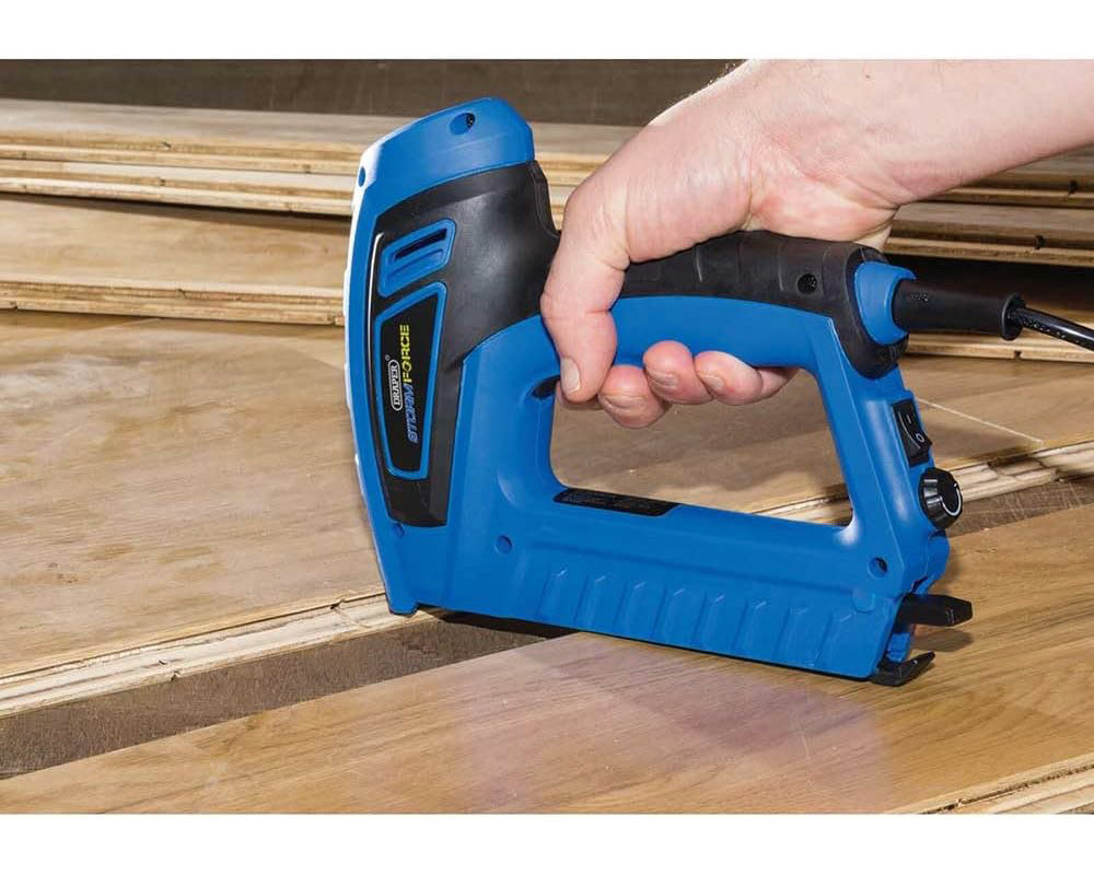 Draper 15636 Storm Force Nailer Stapler plus 500 Brad Nails & Staples