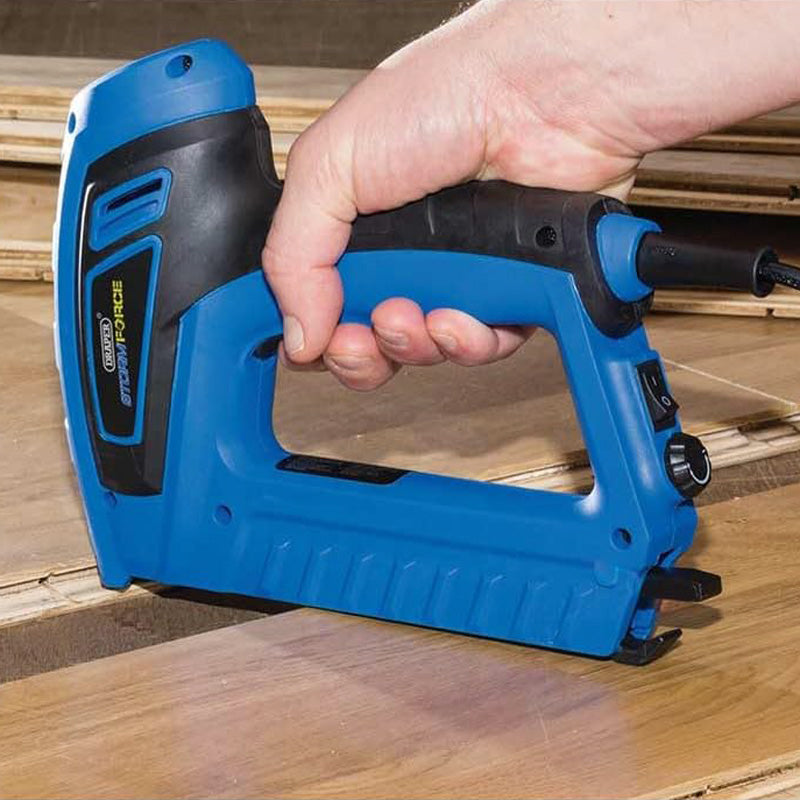 Draper 15636 Storm Force Nailer Stapler plus 500 Brad Nails & Staples