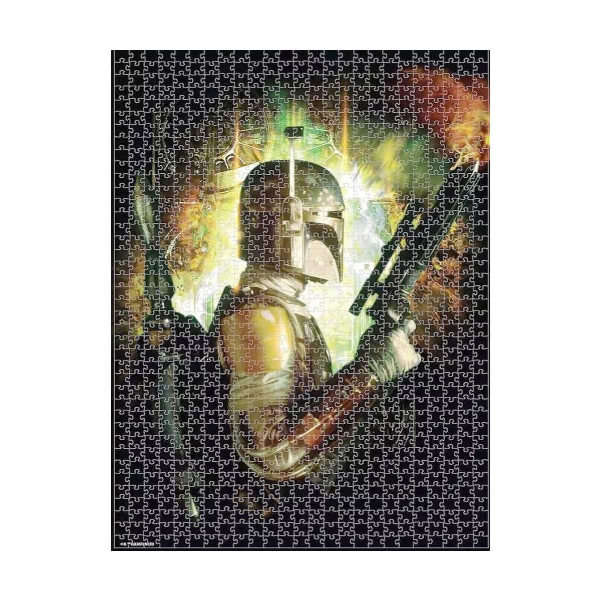 Star Wars Classic - Puzzle Da 1000 Pezzi Con Boba Fett. Dimensioni 50,8 X 66 Cm. Sfida La Tua Pazienza Con Il Cacciatore Di Taglie Più Famoso Della Galassia!