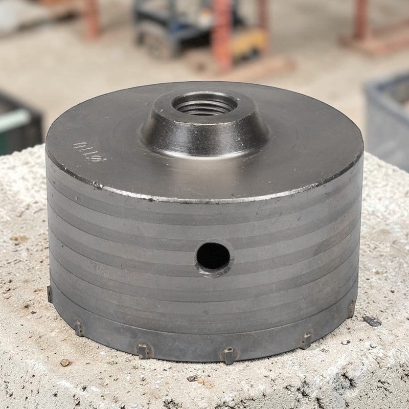 110mm TCT Core Drill Bit Hole Cutter Masonry Bricks Concrete Silverline 199883