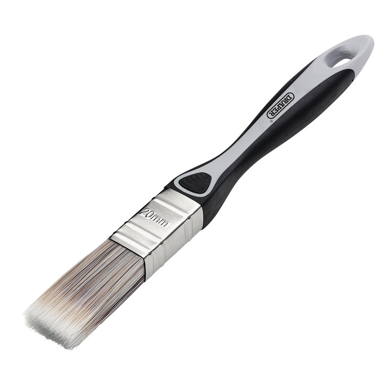 Draper 20452 20mm Paint Brush | Synthetic Bristles and Soft Grip Handle