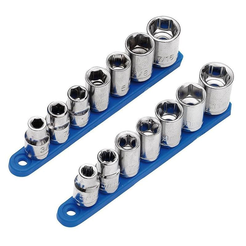 Draper 21010 Ratchet Screwdriver Socket and Bit Set, 1/4" Sq. Dr. (40 Piece)