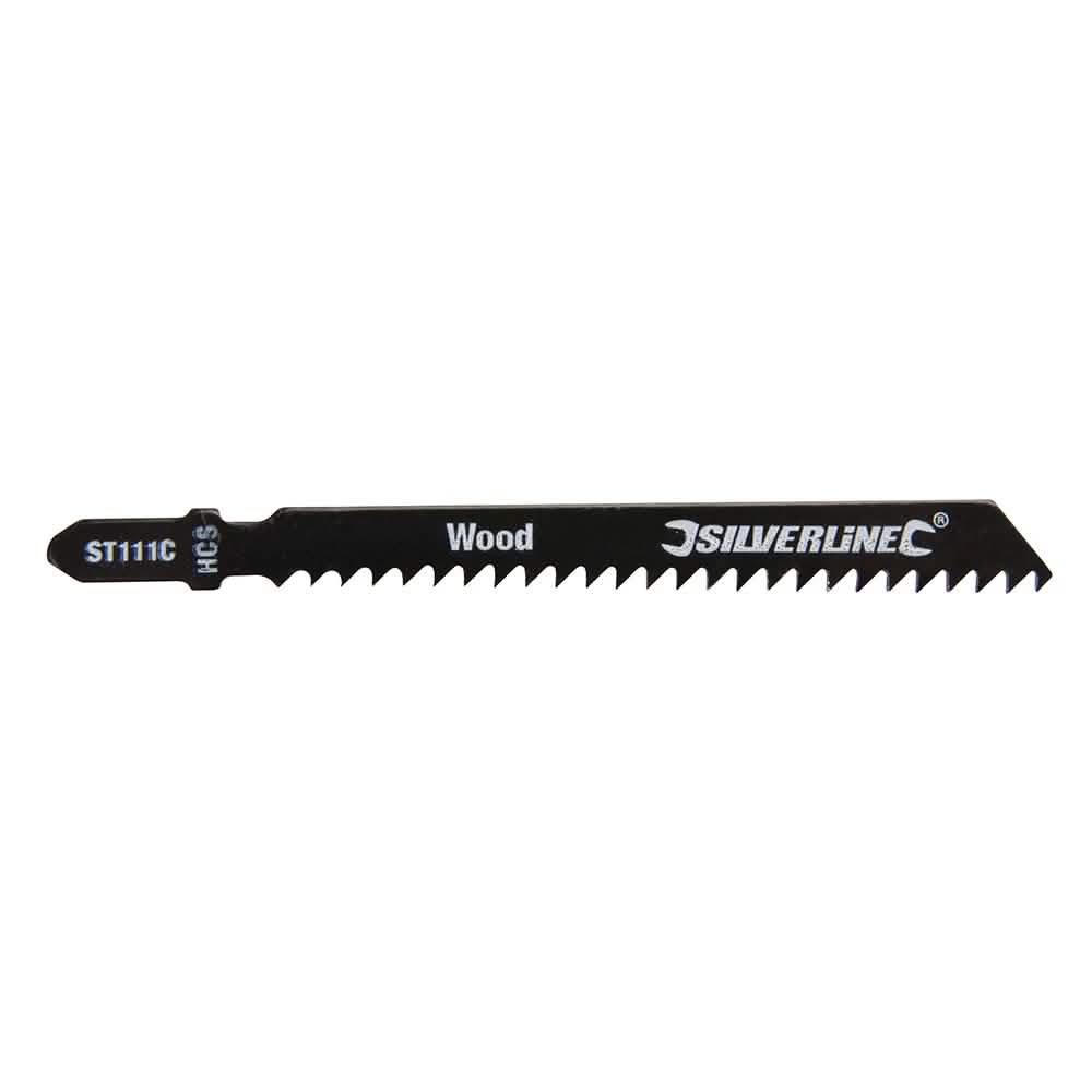 Jigsaw Blades 5pk For Wood ST111C Silverline 227921