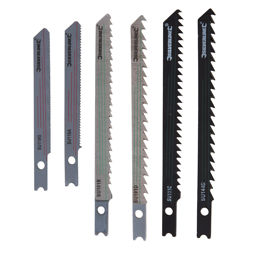 Silverline 234292 30pc Assorted Jigsaw Blades for Wood & Metal Universal Fitting
