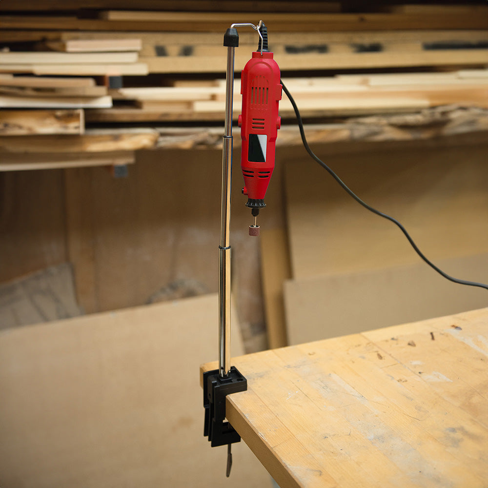 Telescopic Hanging Stand & Flexi Shaft Flexible Extension for Mini Rotary Drills