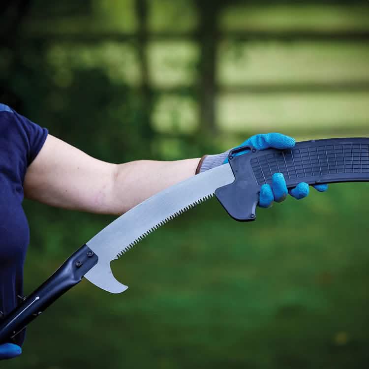 Tree Saw Pruner 2.5 Metre Branch Cutting  Aluminium Pole - Extending Telescopic