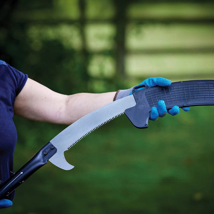 Tree Saw Pruner 2.5 Metre Branch Cutting  Aluminium Pole - Extending Telescopic