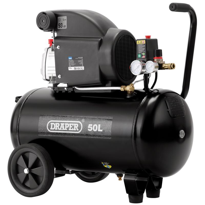 Draper 24981 Air Compressor 50L 1.5Kw Dr-24981