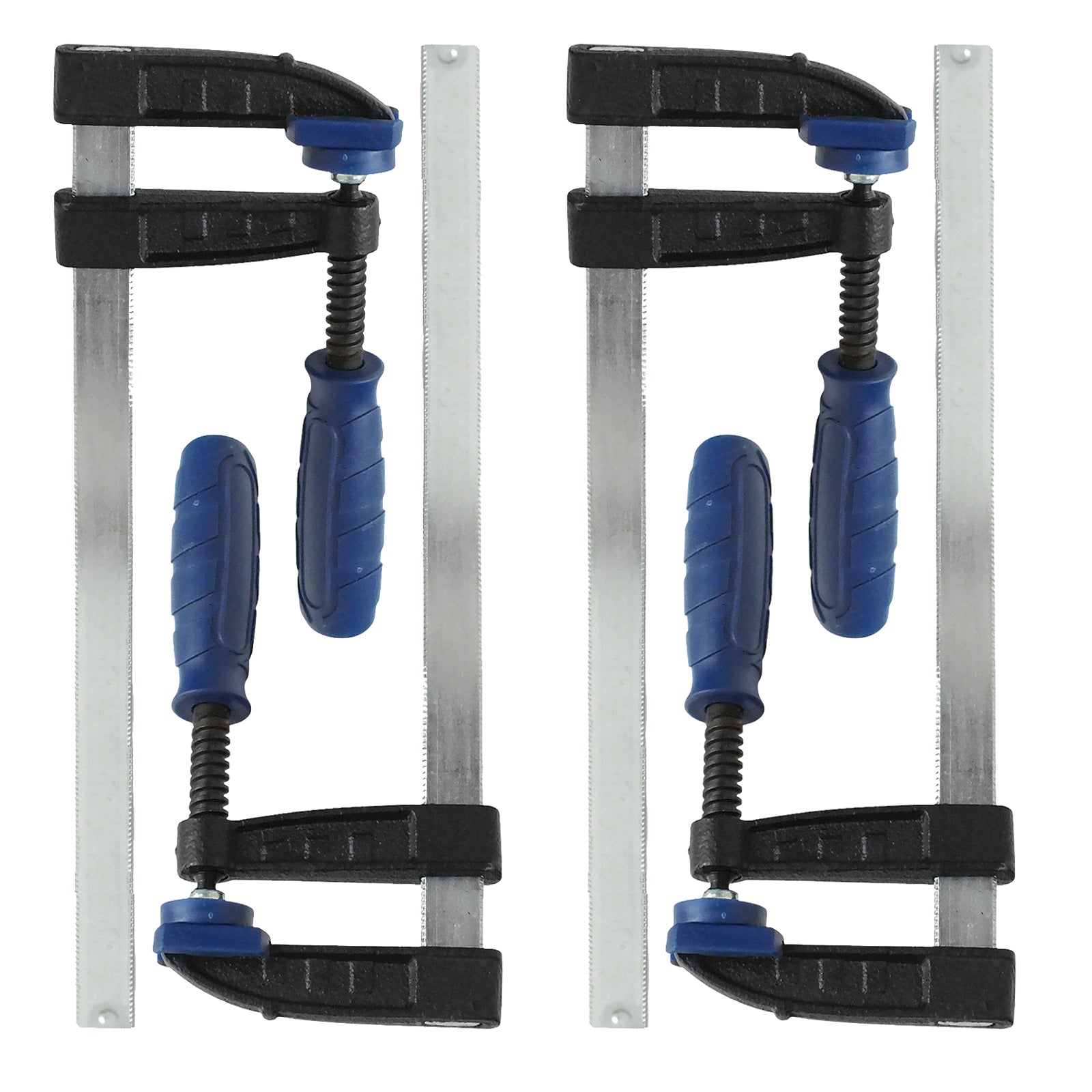 4 Pack of Draper 8" F Clamps Quick Action Bar Clamps | 200mm x 50mm
