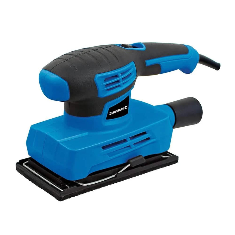 Silverline 160W Electric 1/3 Sheet Orbital Sander Dust Port 3yr Guarantee 264125