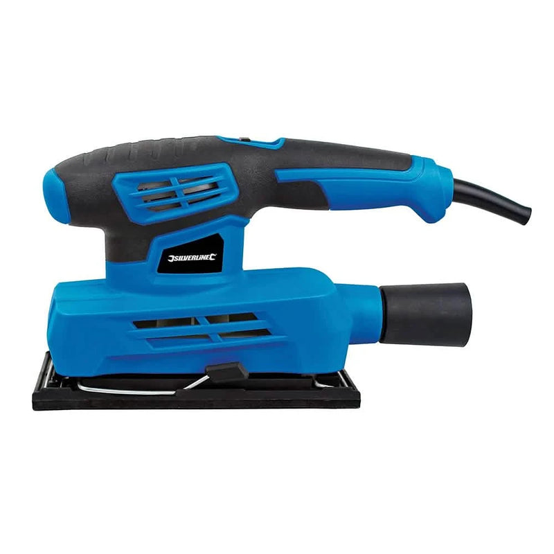 Silverline 160W Electric 1/3 Sheet Orbital Sander Dust Port 3yr Guarantee 264125