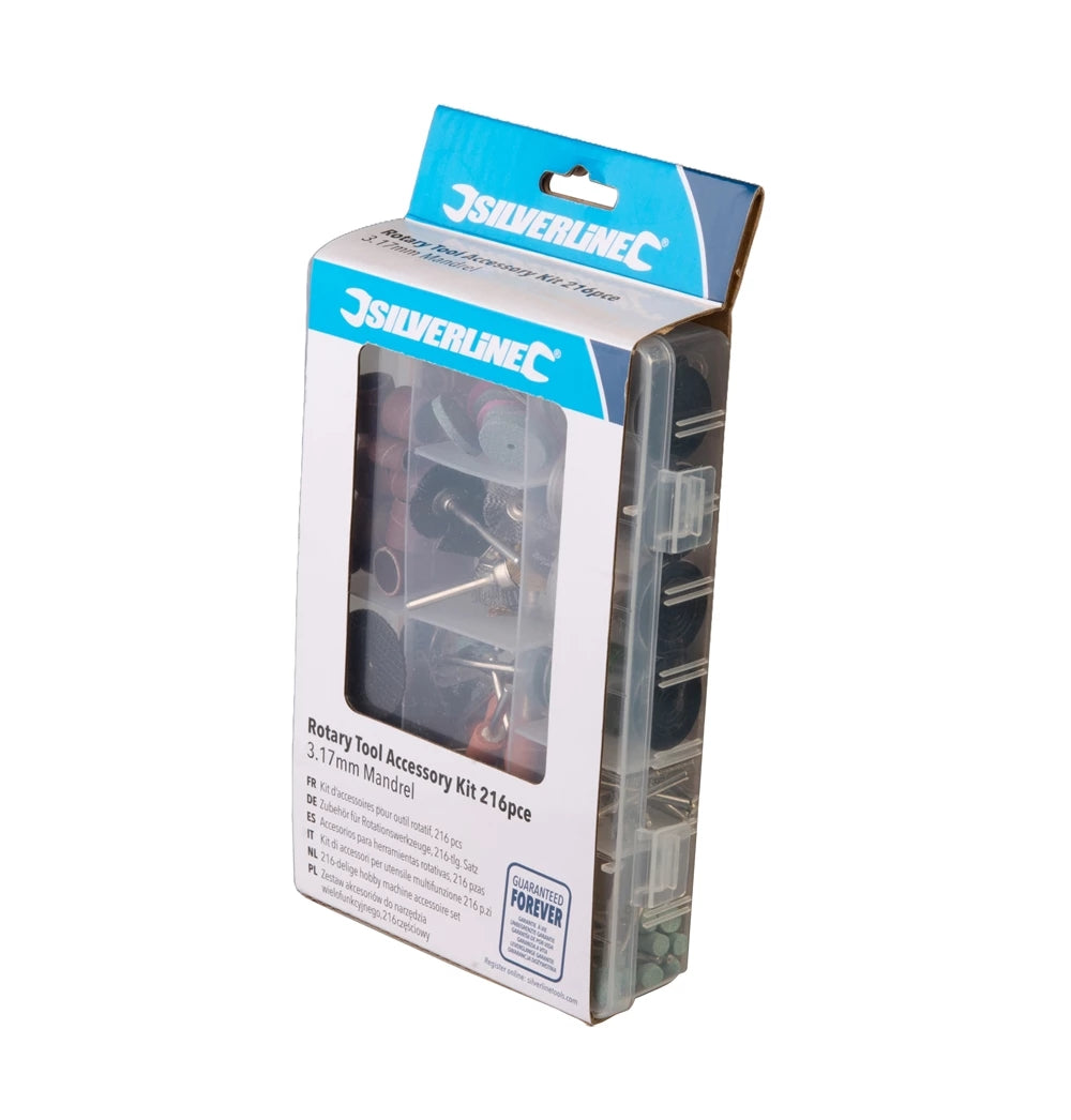 Voche 135W Mini Rotary Hobby Drill 240V Grinding Tool + Case & 256pc Accessories