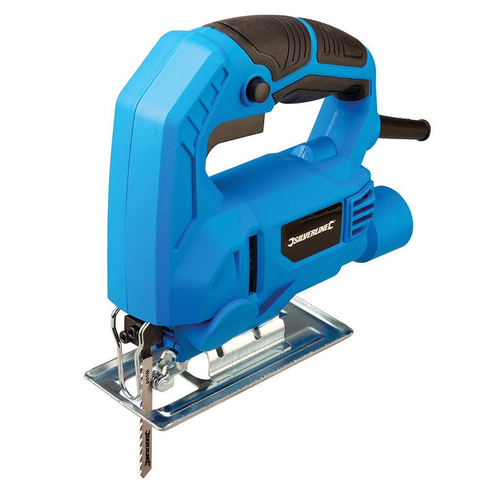Silverline 450W Electric Jigsaw plus 31 Assorted Wood and Metal Saw Blades