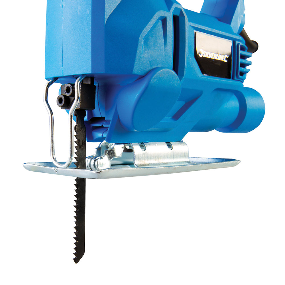 Silverline 450W Electric Jigsaw plus 31 Assorted Wood and Metal Saw Blades