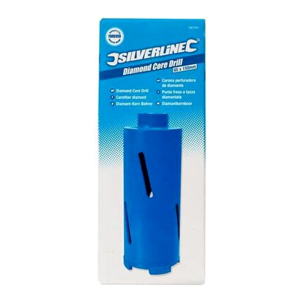 Silverline 282395 65mm Diamond Core Drill Bit Hole Cutter for Masonry Concrete Brick