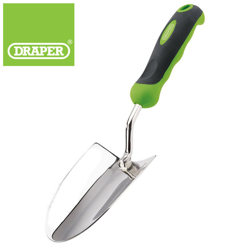 Draper 28273 Hand Trowel with Stainless Steel Scoop and Soft Grip Handle