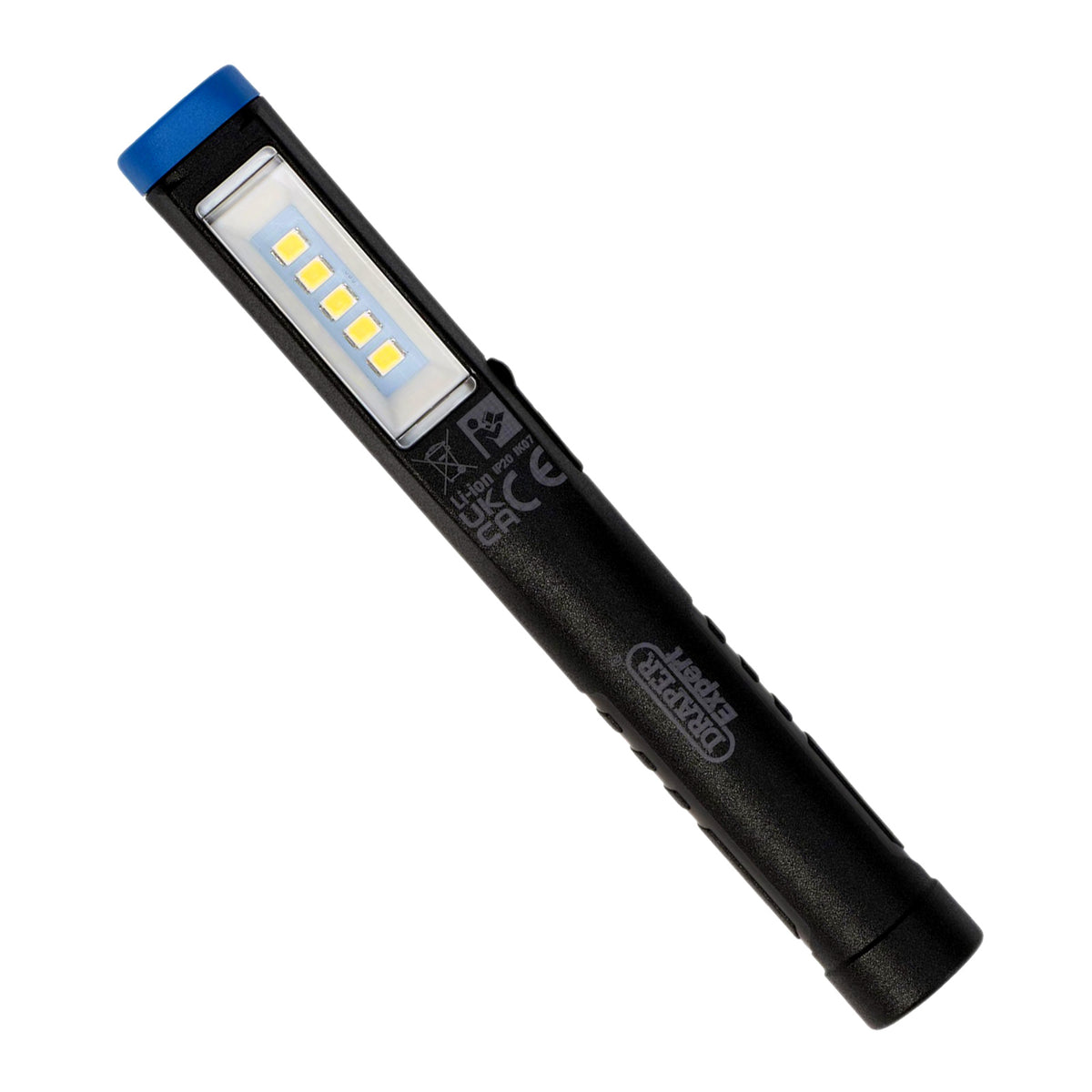 Draper Expert USB Rechargeable SMD LED Pen Light 2-in-1 Inspection Lamp and Torch, 150 Lumens 31098