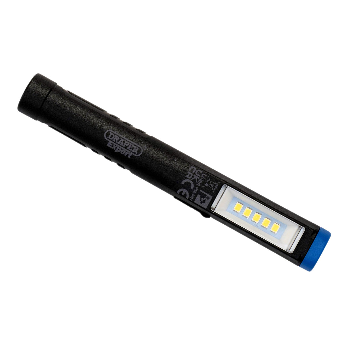 Draper Expert USB Rechargeable SMD LED Pen Light 2-in-1 Inspection Lamp and Torch, 150 Lumens 31098