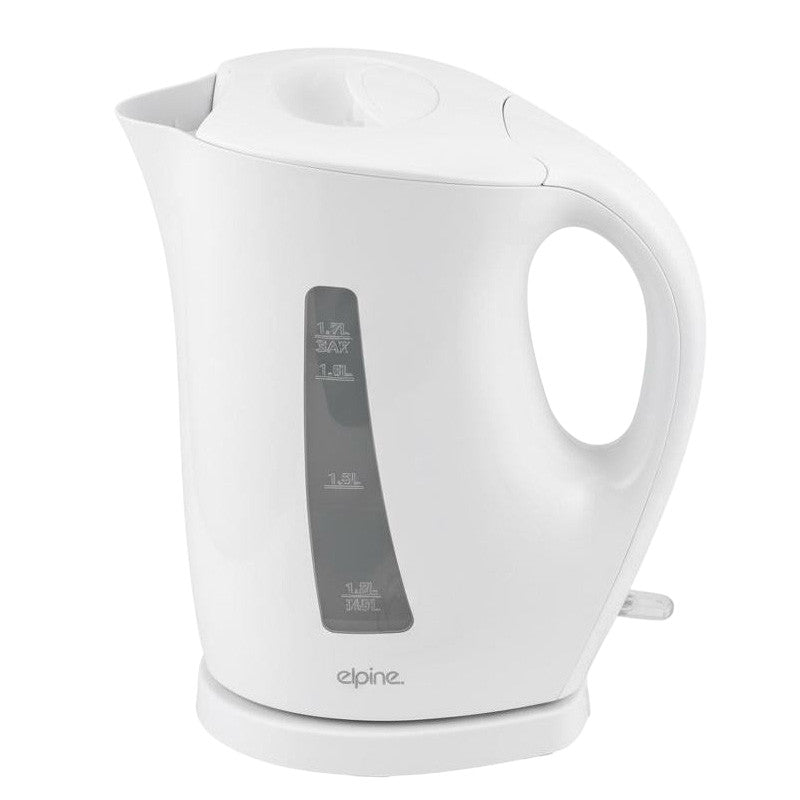 White Cordless Electric Kettle & Toaster Set | 2200W 1.7L Jug | 2 Slices 6 Level Variable Browning