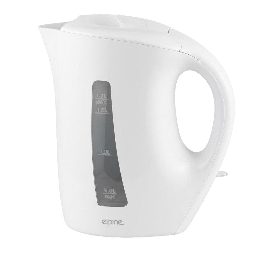 Cordless Electric Kettle 2200W Fast Boil 1.7L Auto Shut-Off - White or Black