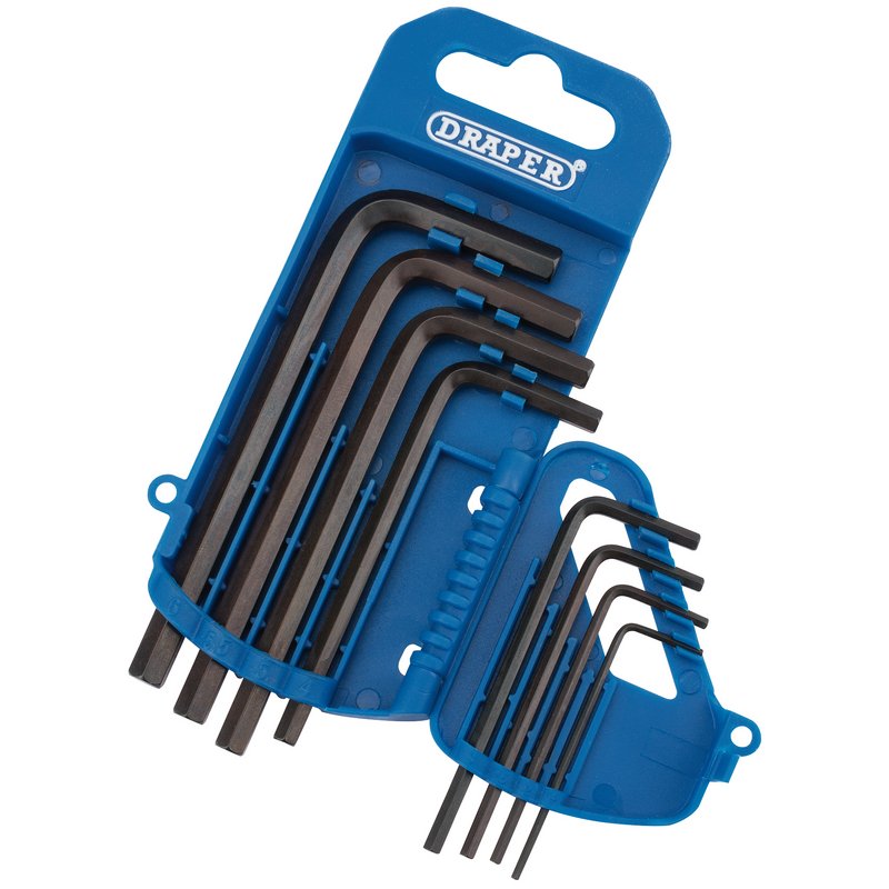 Draper 33679 Metric Hexagon Key Set With Storage Holder (8Pc)