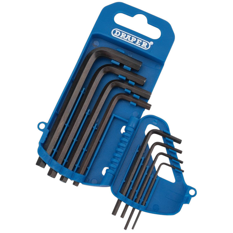 Draper 33685 Imperial AF Hex Key Set + Storage Holder 8pc Hexagon Allen Wrenches