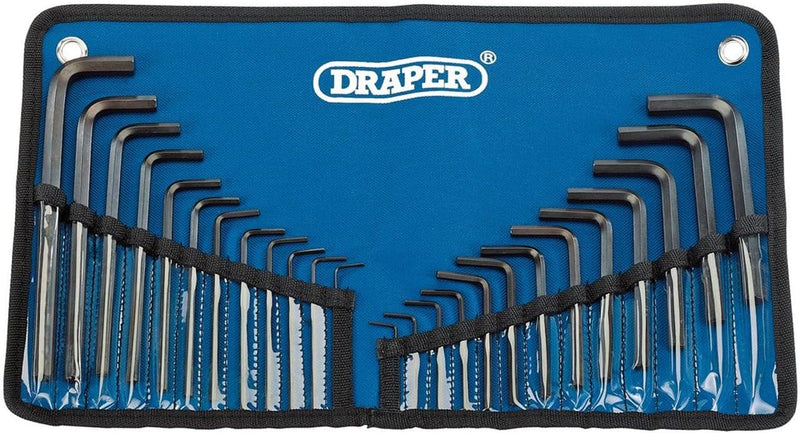 Draper 33892 Metric/Imperial Combined Hexagon Key Set (25PC)