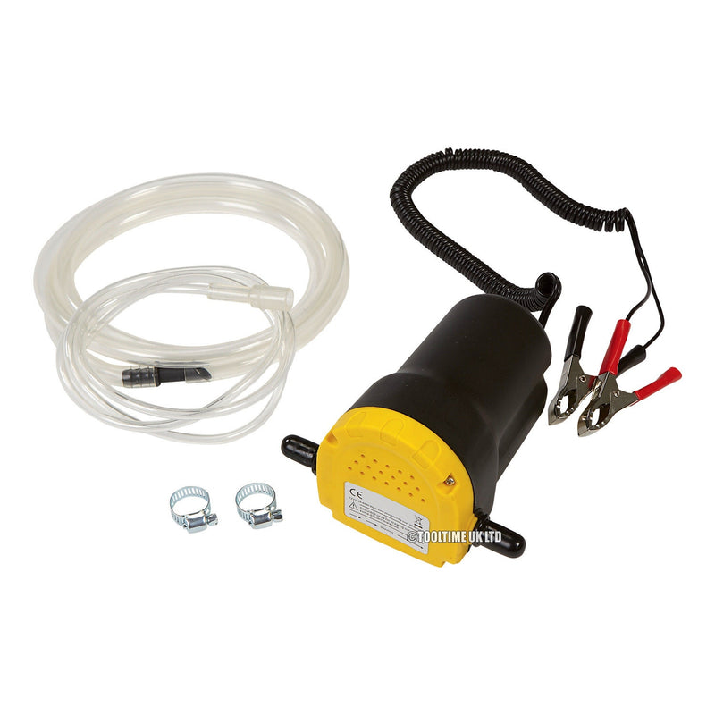 12V Oil Extractor Pump 80W Electric Portable Fluid Diesel Transfer Syphon