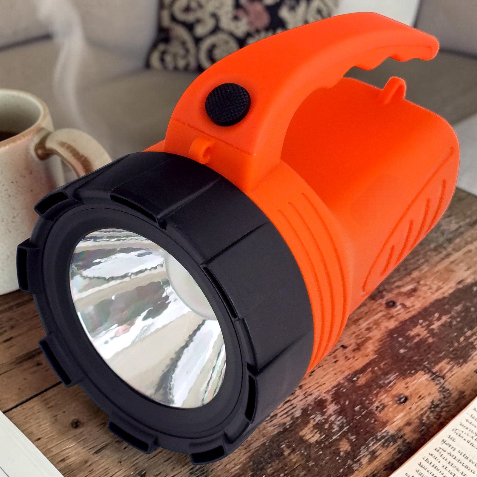 3W Rechargeable LED Spotlight Torch 200 Lumen Flashlight