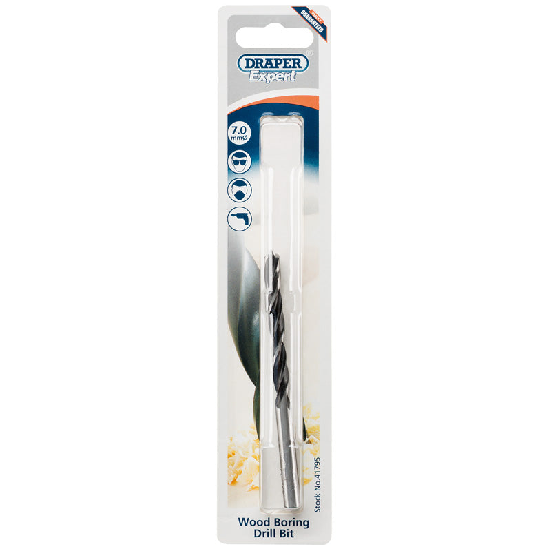 Draper Wood Drill Bit, 7Mm Dr-41795