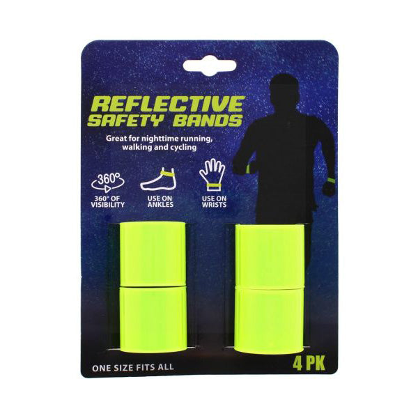 0.9m Bike Chain with Combination Lock Padlock, Cycle Lights & 4pc Hi Vis Safety Bands