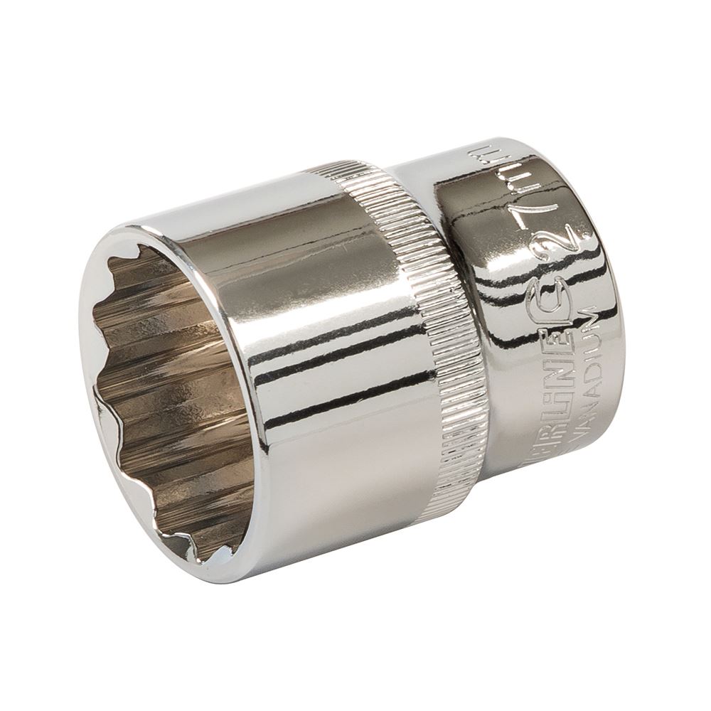 27mm Socket 1/2" Drive Metric Silverline 436883