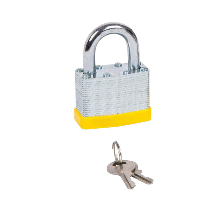 50mm Laminated Keyed Padlock + 2 Keys
