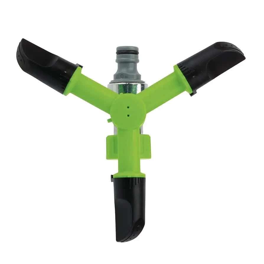 Draper 09563 Adjustable Revolving Sprinkler, 360 Degree, 3 Arm Rotating Lawn Sprinkler for Garden & Lawn Area