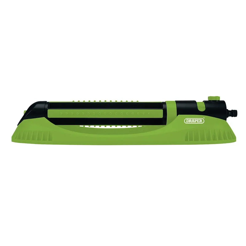 Draper 9-21 Jets Oscillating Sprinkler | 50 to 222m2 Coverage Area | Adjustable Spray Angle | Built-in Flow Control | Lawn Watering Tool | 09957