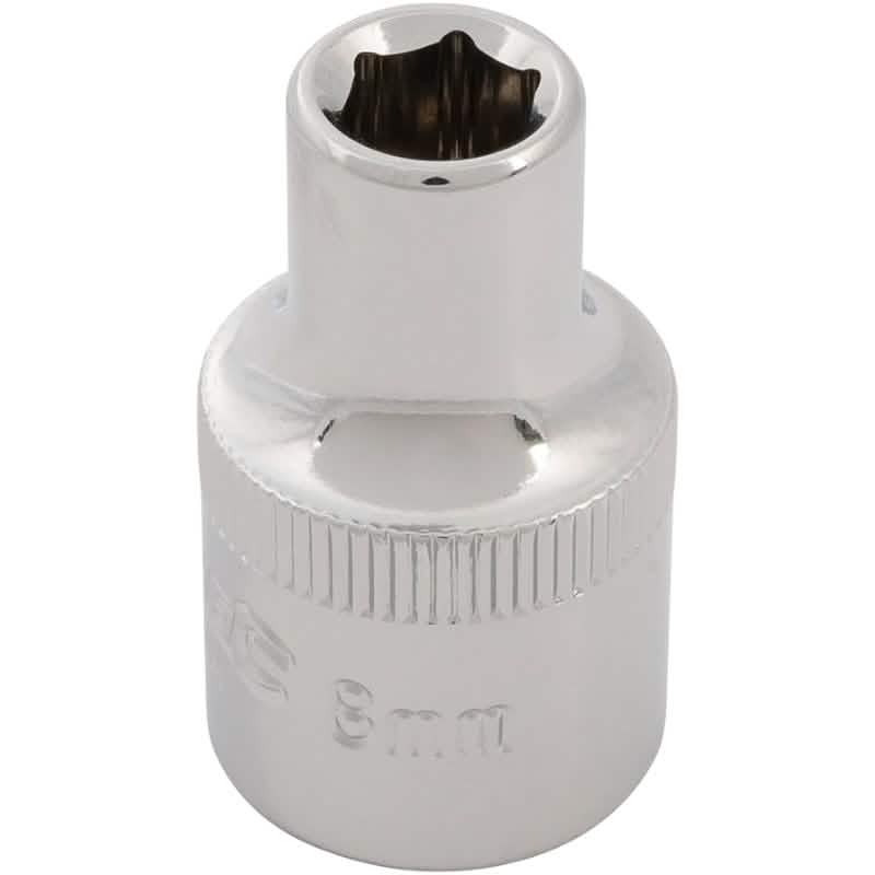 8MM SOCKET 1/2" DRIVE METRIC 887873 Silverline