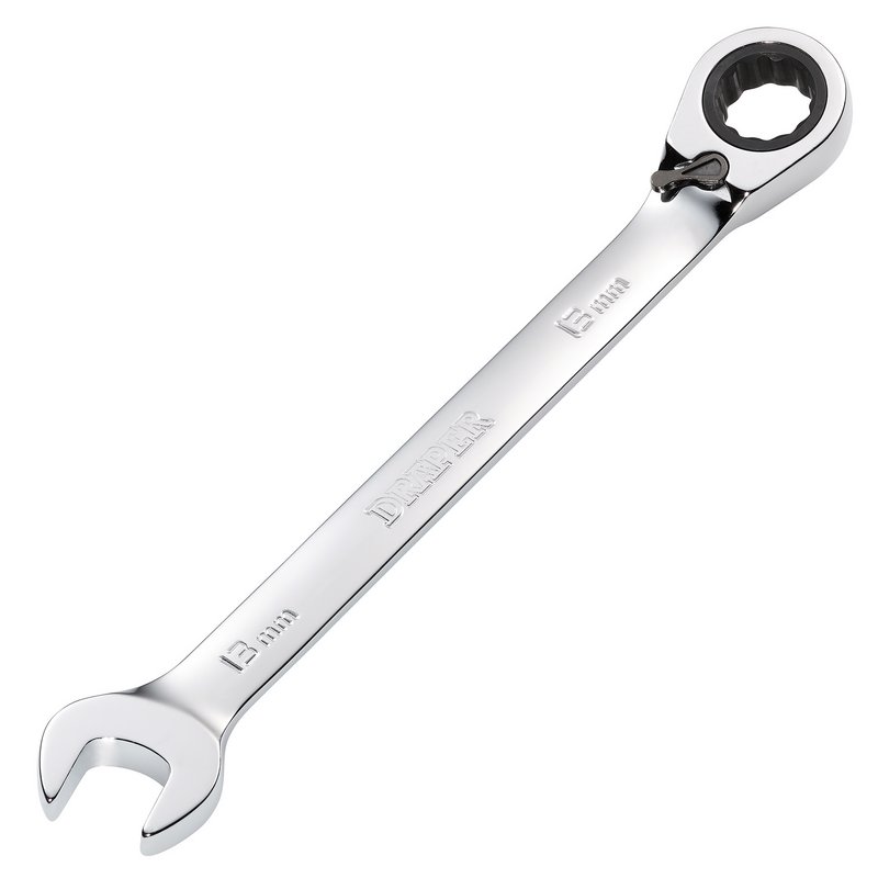 Draper 13mm Hi-Torq Metric Reversible Ratcheting Combination Spanner 52001