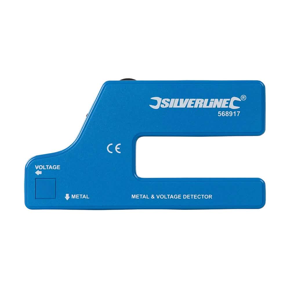 Metal & Voltage Detector Silverline 568917 (9V-PP3)