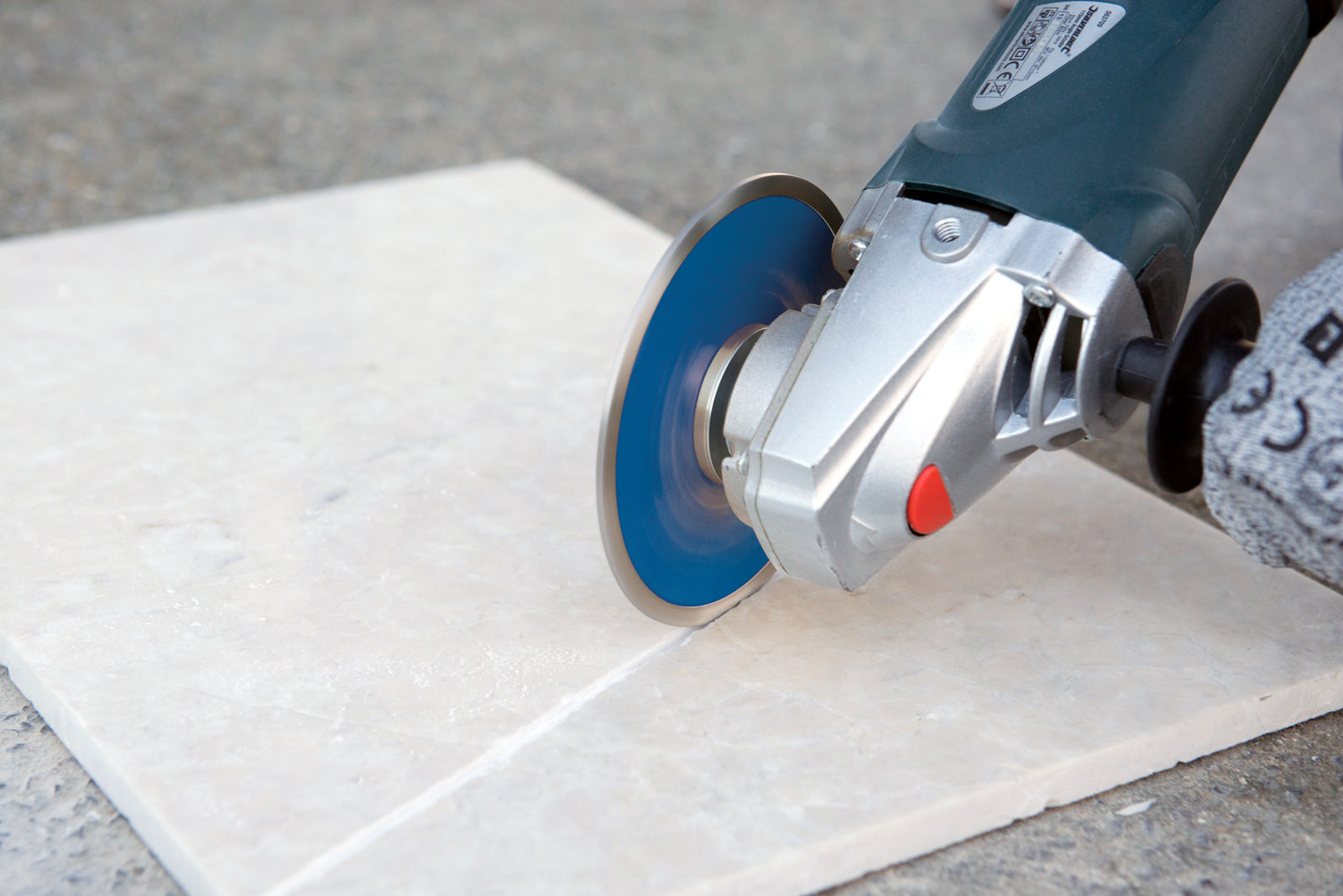 Silverline 571499 Tile Cutting Diamond Blade 110mm Continuous Rim Cutting Disc