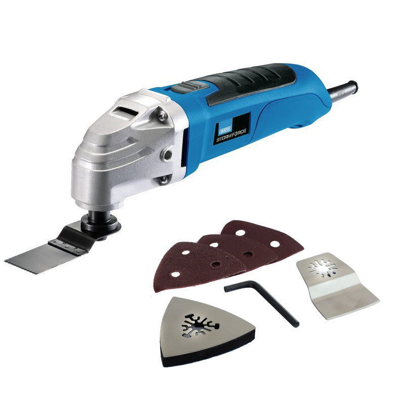 Oscillating Multi Tool 300w Detail Sander Cutter Scraper Draper 58288
