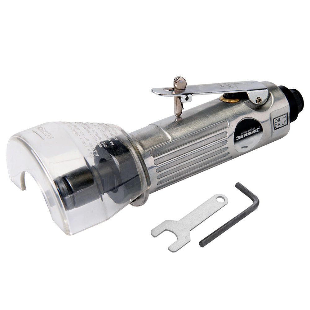 Silverline 598446 Air Cut Off Tool 3" 75mm Pneumatic Grinder Cutter Straight Saw