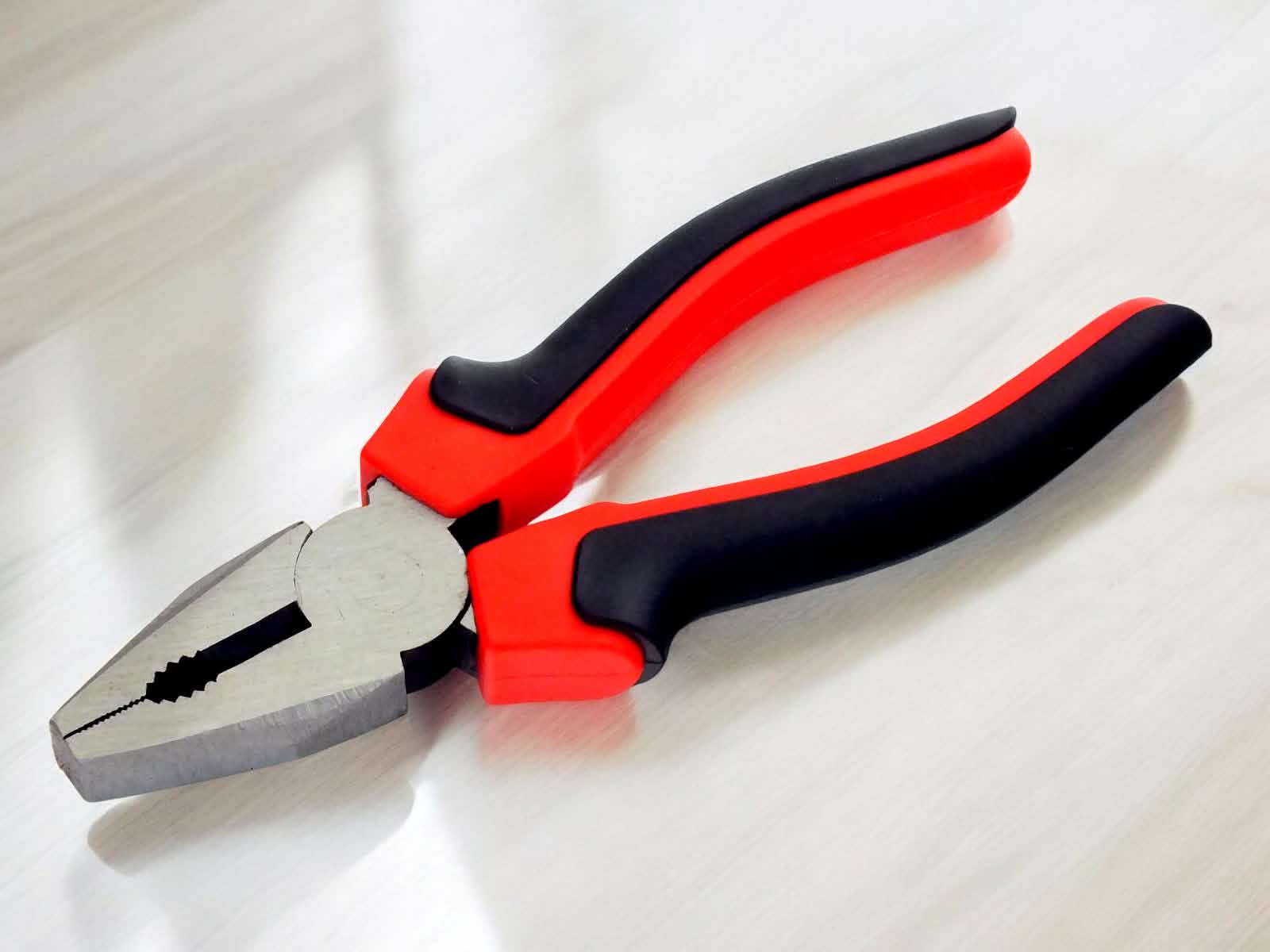 Voche 8" Pliers 3pc Set 200mm Heavy Duty Combination Long Nose & Side Cutting