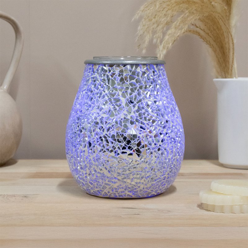 USB Powered Wax Melt Warmer and Oil Burner Colour Changing LED Aroma Fragrance Diffuser Lamp
