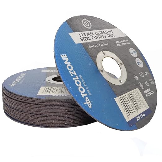 50 x Ultra thin 115 x 1mm stainless steel cuttings discs - metal cutting slitting discs