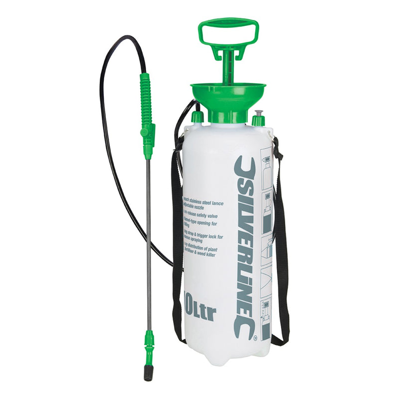Pressure Garden Sprayer 10ltr 10L Silverline 630070