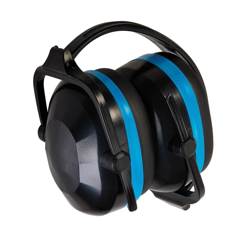 Silverline 633816 Folding Ear Defenders Protectors Muffs SNR 29db Safety PPE