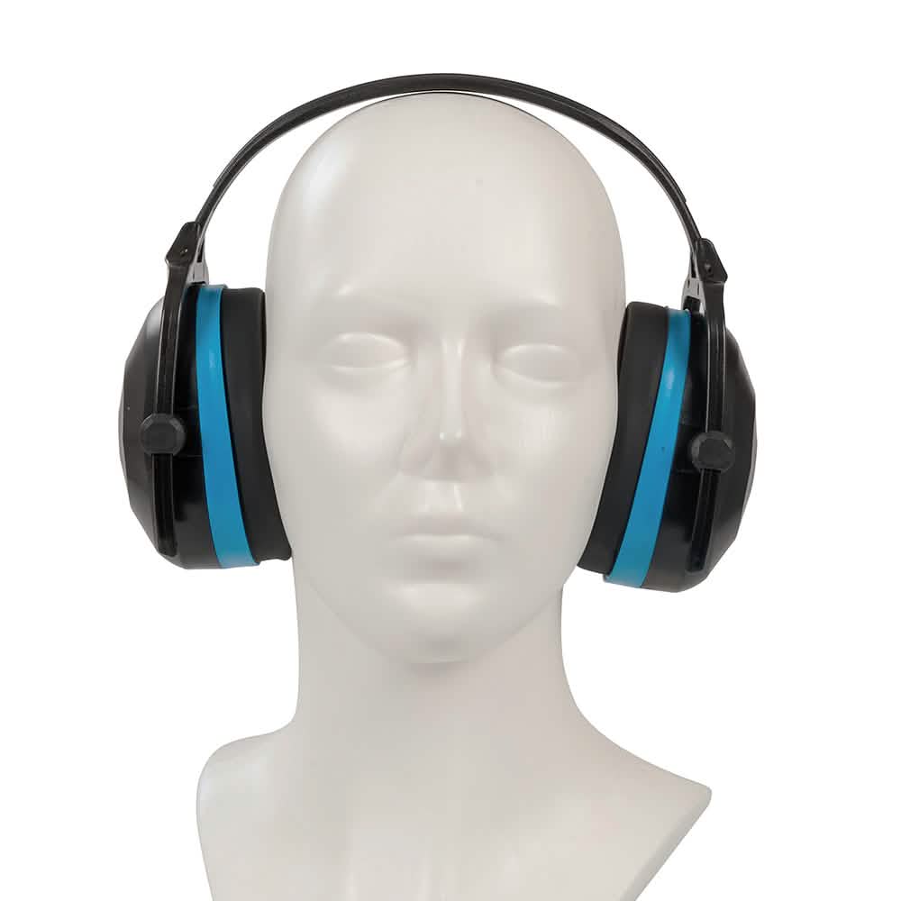 Silverline 633816 Folding Ear Defenders Protectors Muffs SNR 29db Safety PPE